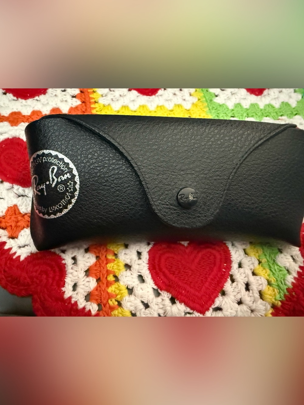 Ray-Ban Black Leatherette Sunglass Case